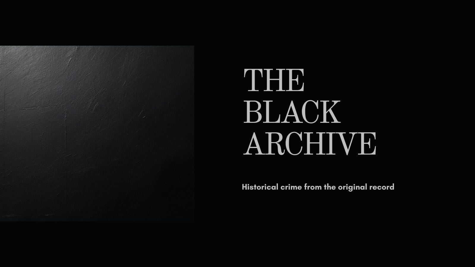 The Black Archive