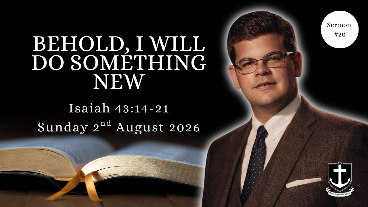 Behold, I Will Do Something New episode artwork