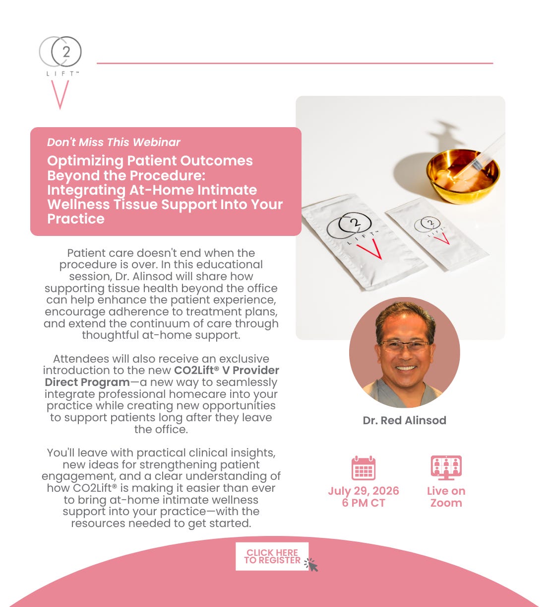 Invitation: Optimizing Patient Outcomes Beyond the Procedure using CO2Lift V Carboxytherapy episode artwork