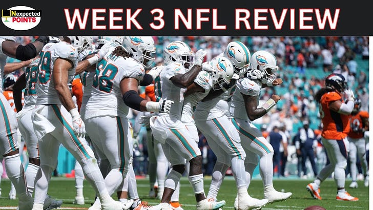 NFL WEEK 3 ADVANCED REVIEWS