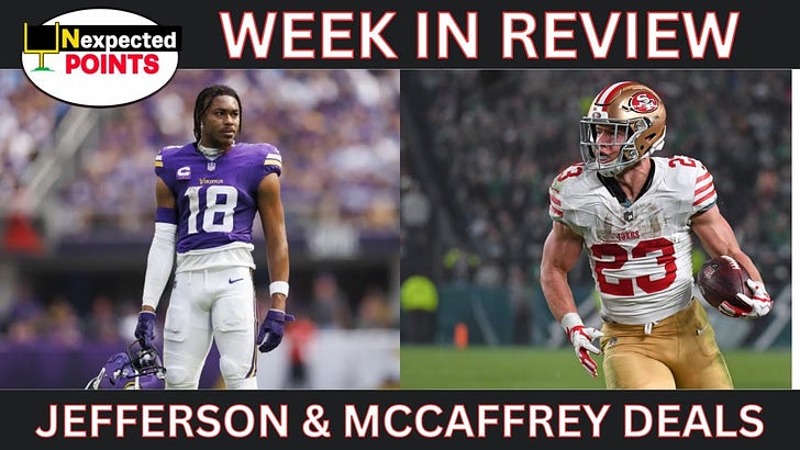 WIR: Justin Jefferson & Christian McCaffrey Contracts, (the other) football talk