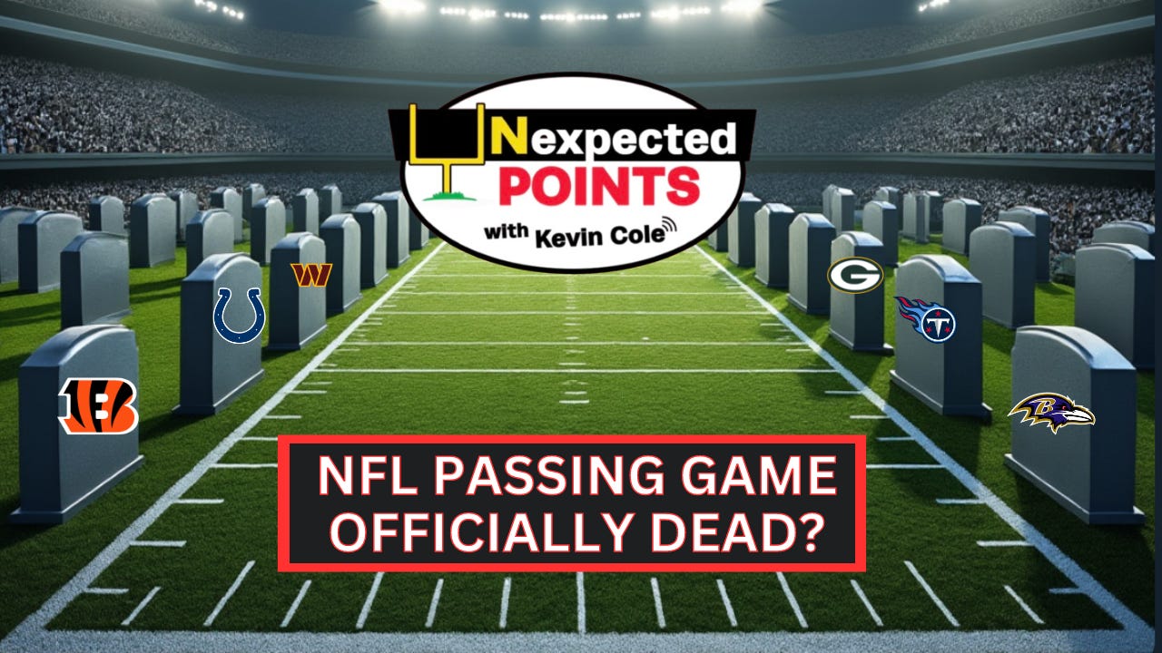NFL PASSING GAME OFFICIALLY DEAD?