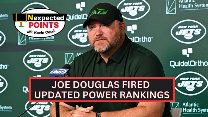 JOE DOUGLAS FIRED, UPDATED POWER RANKINGS