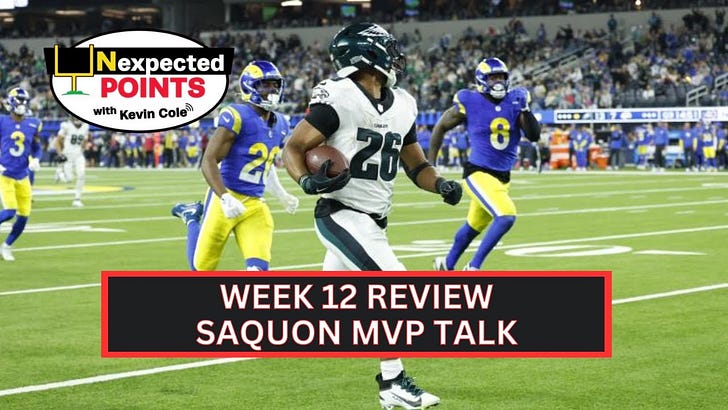 WEEK 12 REVIEW; SAQUON MVP?