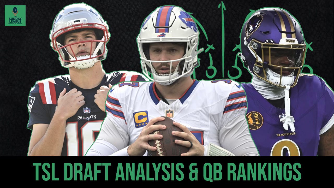 TSL Drafts analysis and 2026 QB rankings: S1 EP6 episode artwork