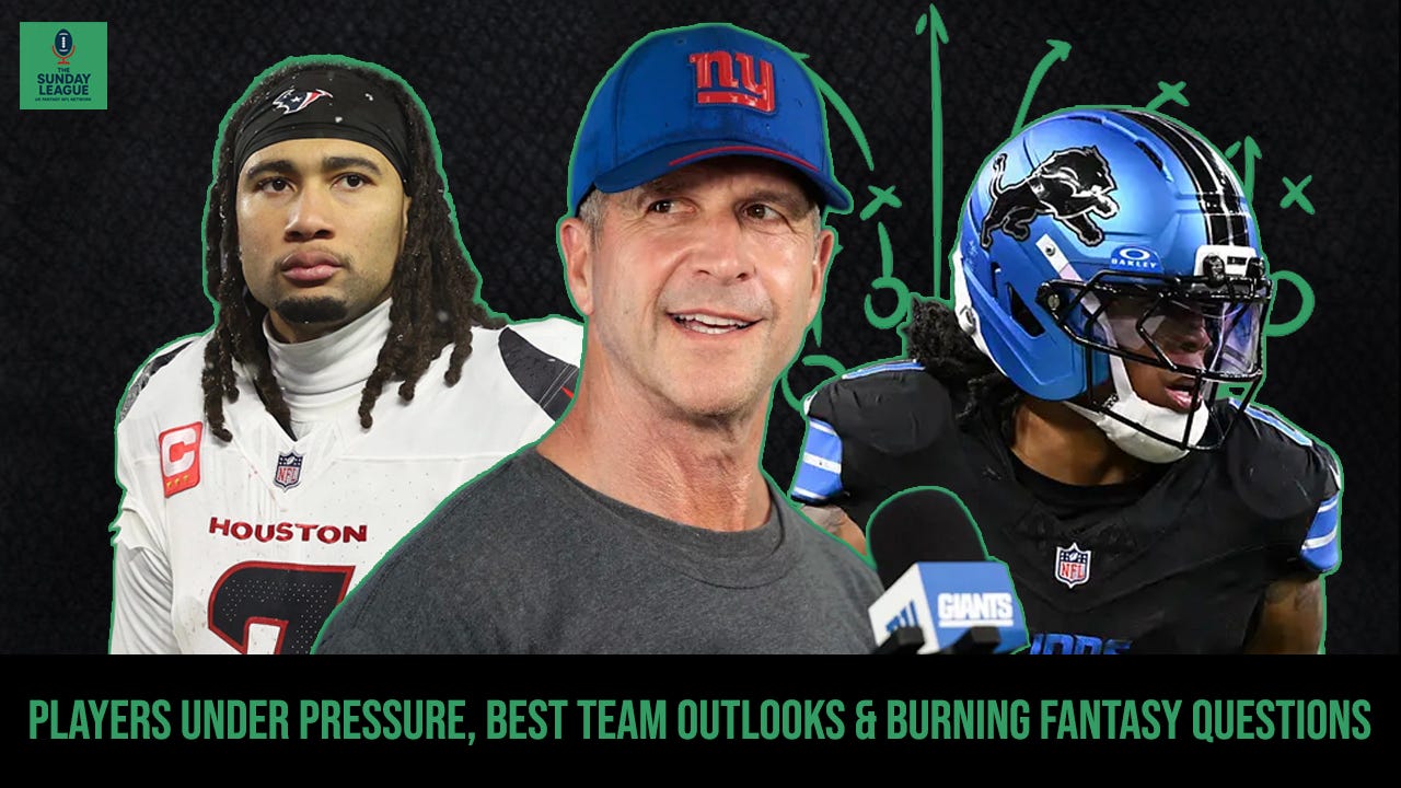 Players & teams under pressure, which team has best outlook and burning NFL Fantasy questions Pt 3 | S1 EP12 episode artwork