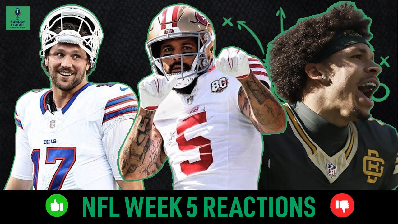 NFL Week 5 recap of EVERY game, most disappointing fantasy line-up & Week 6 picks | S1 Ep20 NFL Week 5 recap of EVERY game, most disappointing fantasy line-up & Week 6 picks | S1 Ep20