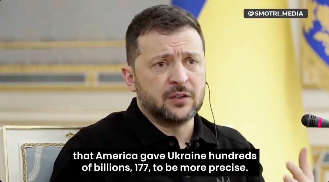 Zelensky Says $100B Is Missing