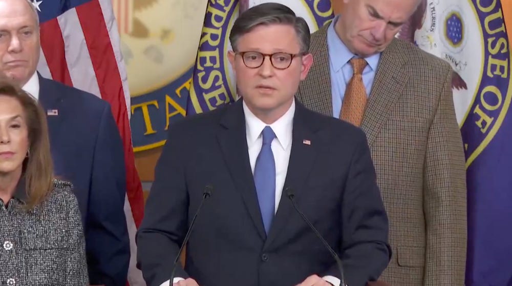 Epstein Files are "Serious National Security Issue": Mike Johnson