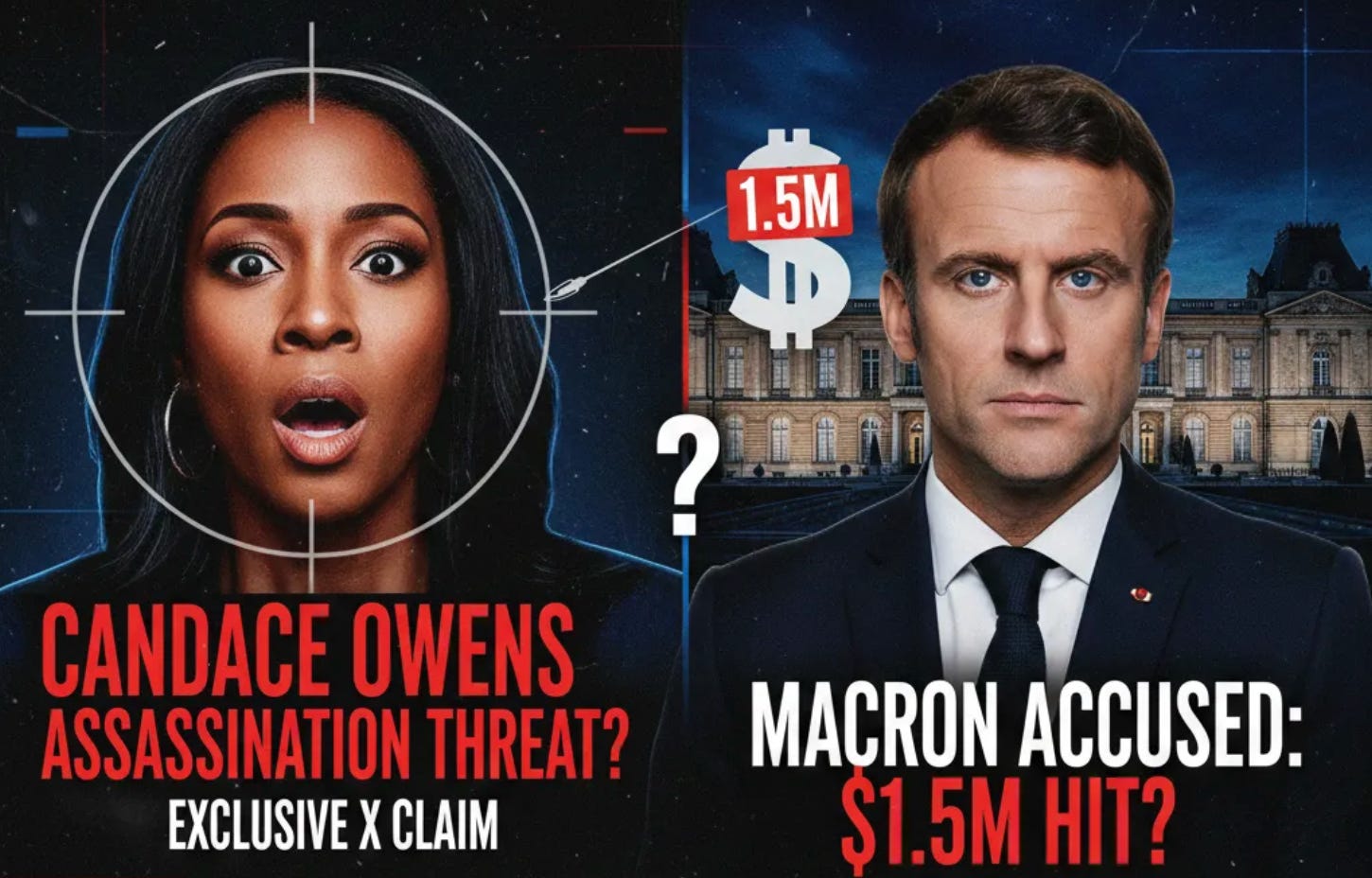 Candace Owens Assassination Threat? Macron Accused of $1.5M Hit