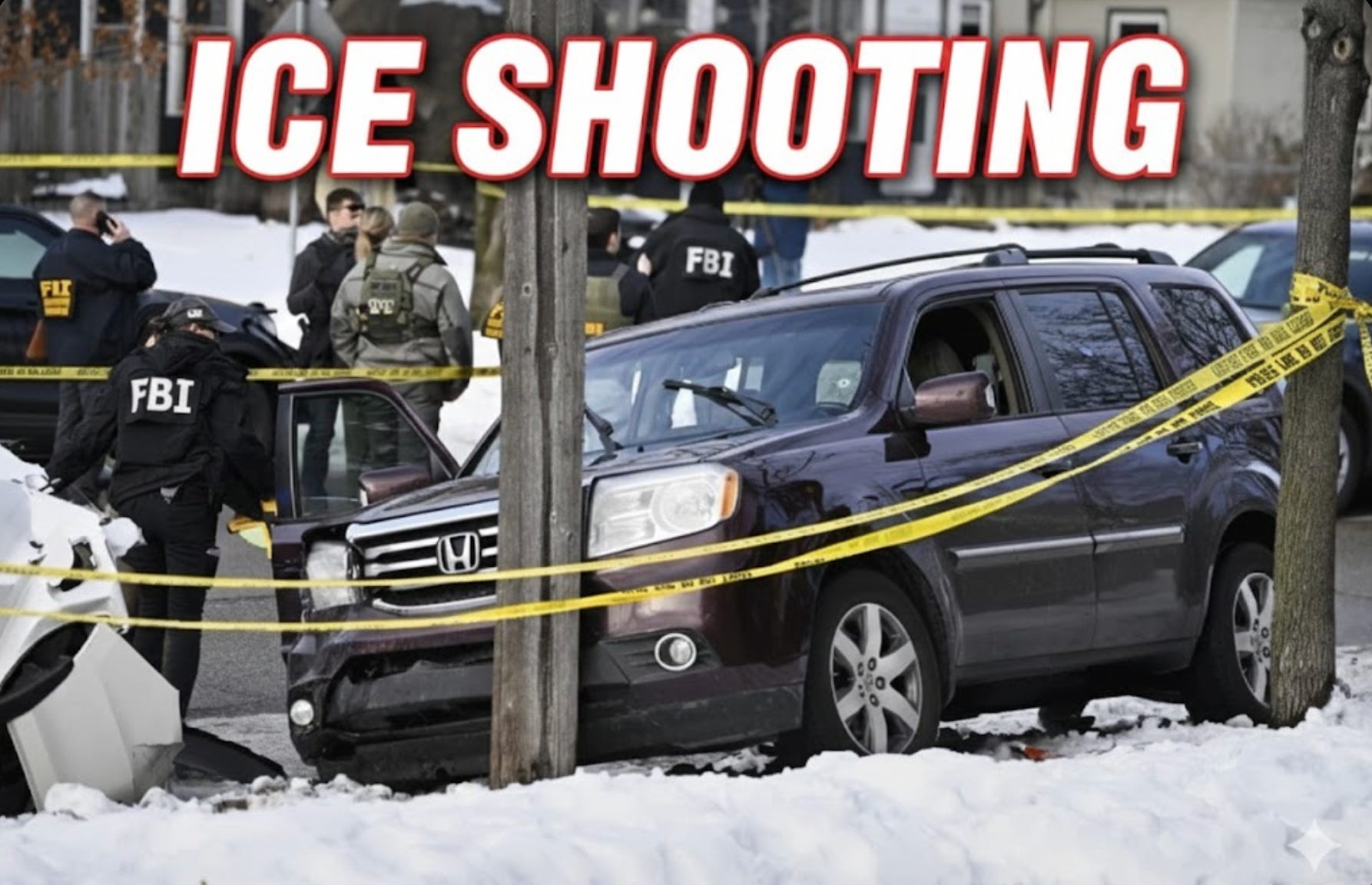 ICE Shoots Woman In The Face - Chaos Ensues