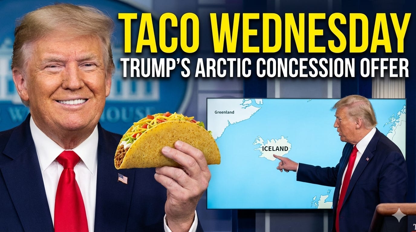 TACO Wednesday: Trump Backs Down On Greenland Threats