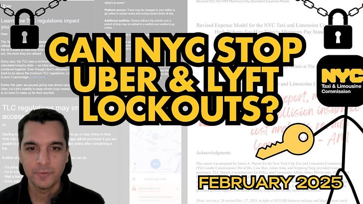 🔐🖤🩷 Can NYC TLC Stop Uber & Lyft Driver Lockouts?  episode artwork