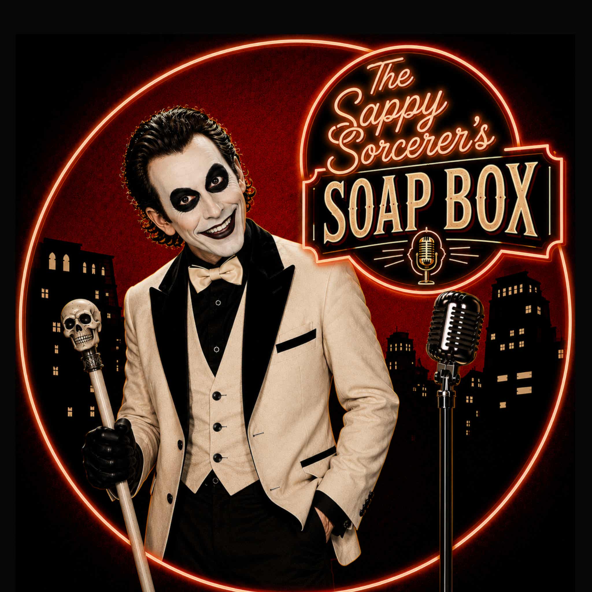 The Sappy Sorcerer’s Soap Box podcast artwork