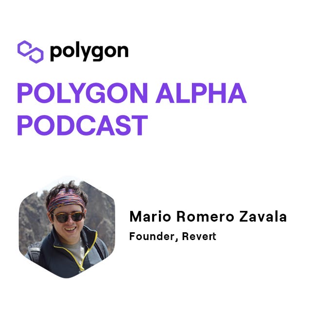 Staking Incentives for Uniswap V3 | Revert Finance | Mario Zavala | Polygon Alpha Podcast Staking Incentives for Uniswap V3 | Revert Finance | Mario Zavala | Polygon Alpha Podcast