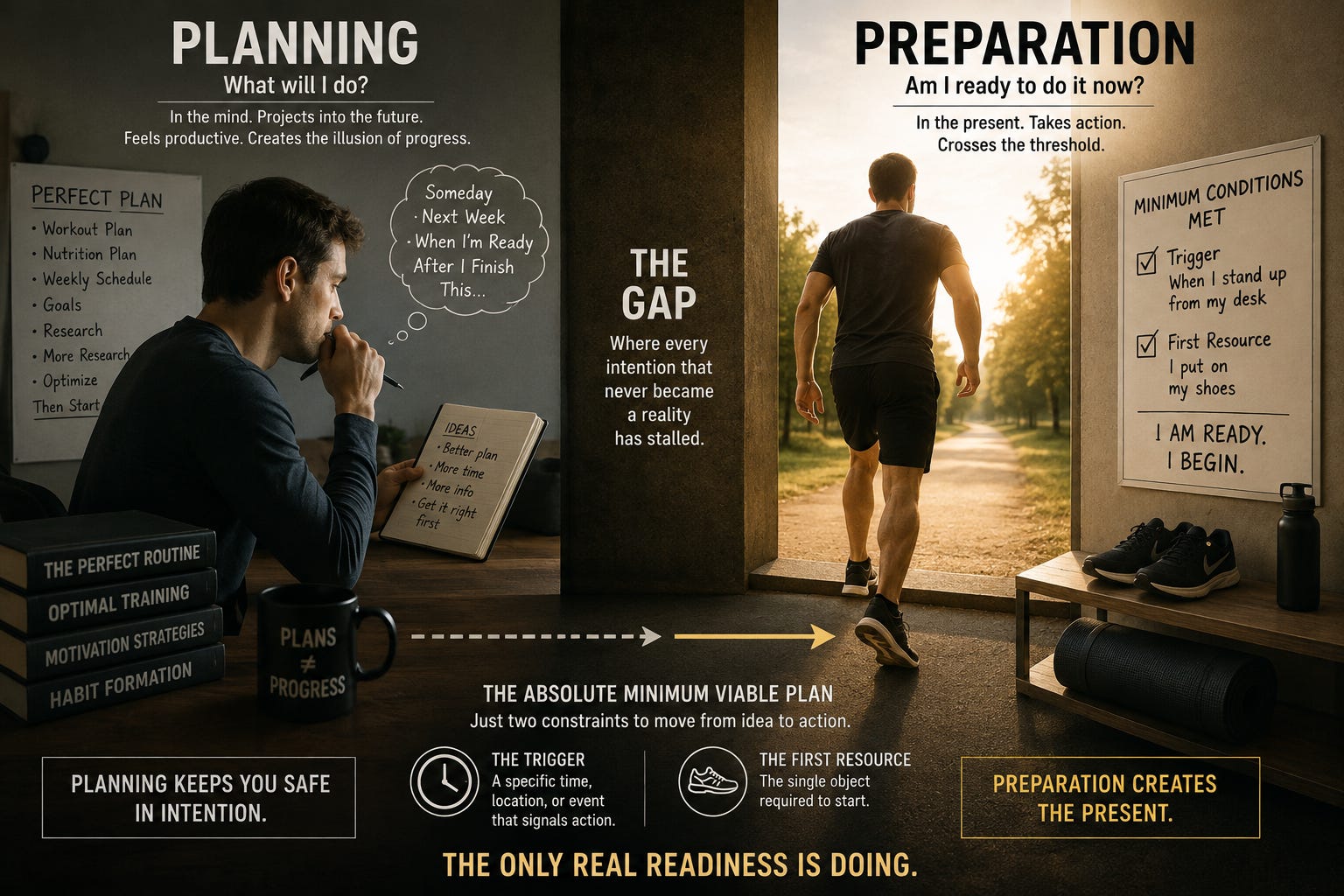 378. Stop Planning; Start Preparing: The Fastest Way to Turn Intentions Into Action