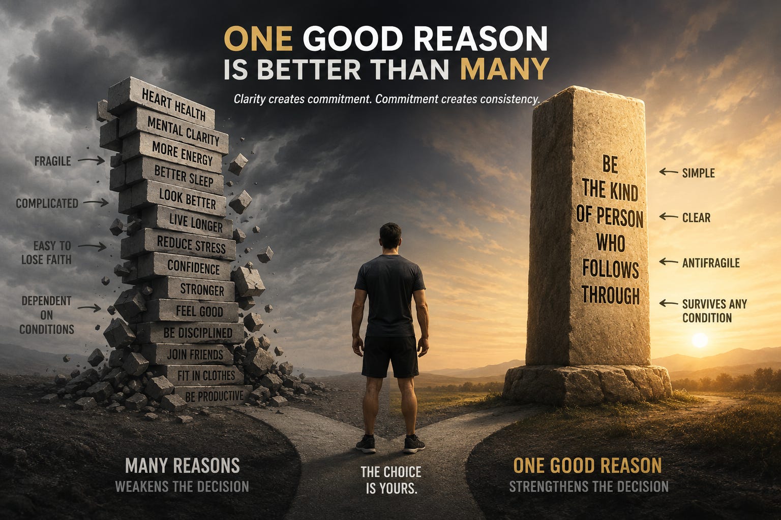 382. Struggling With Exercise Consistency? You Have Too Many Reasons. (Part 1 of 2)