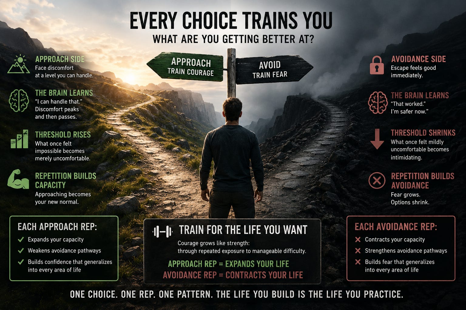 386. Every Choice Trains Your Brain: Approach or Avoid?