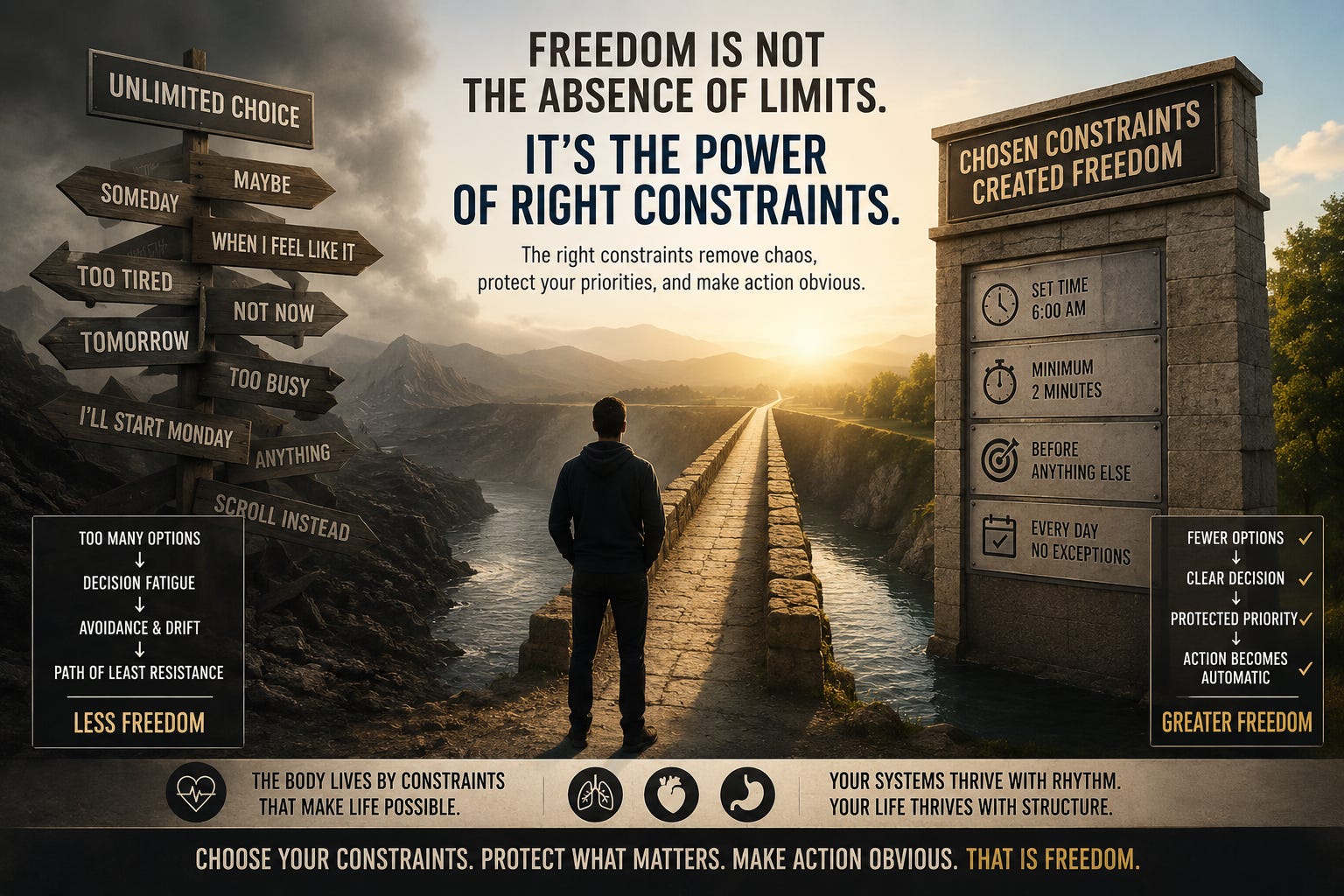 396. Freedom and The Power Of The Right Constraints