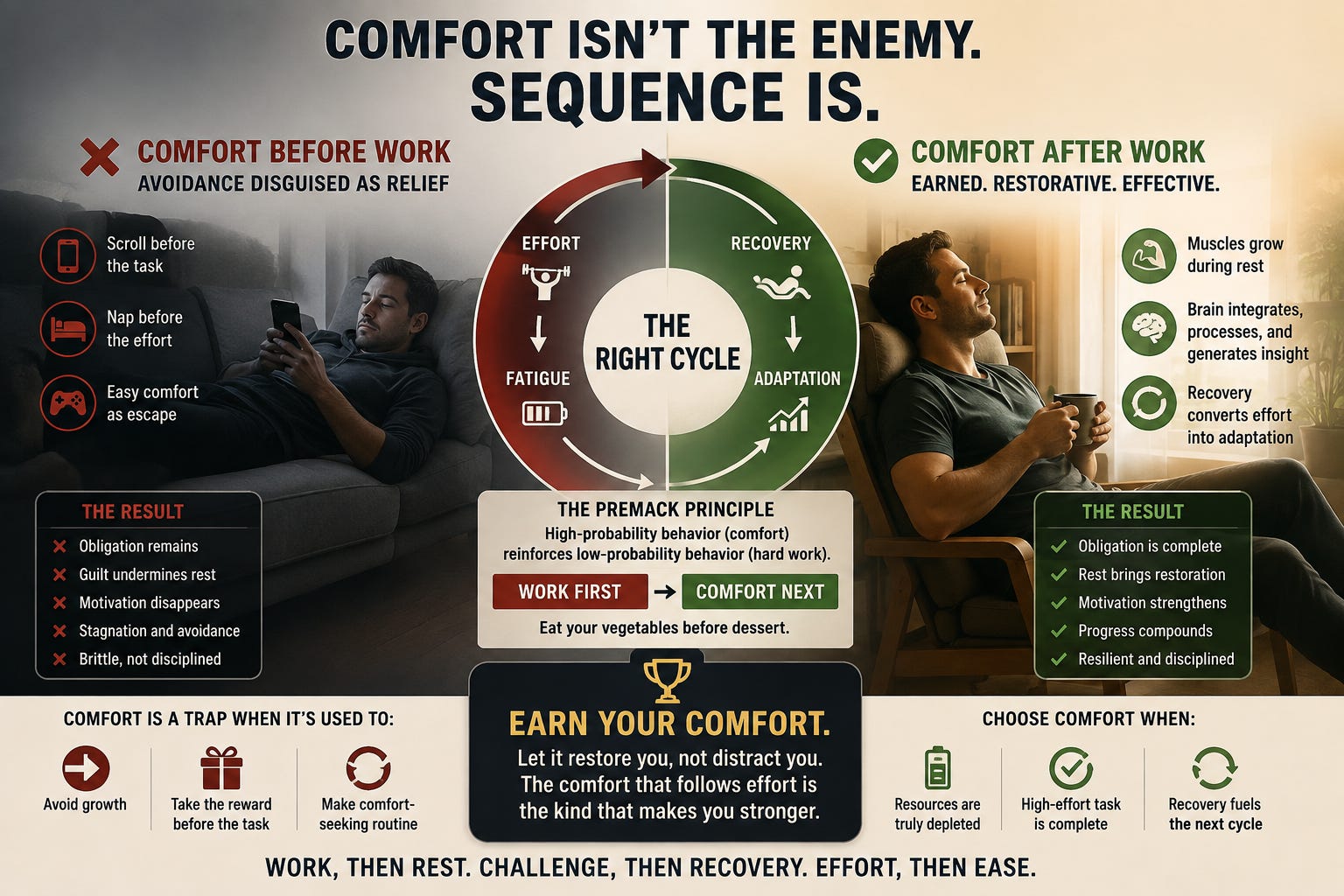 401. Earn Your Comfort: Why Effort Must Come Before Rest