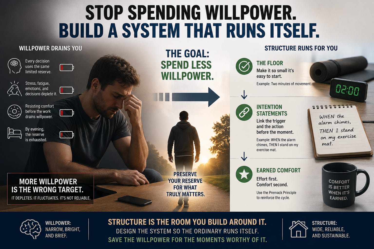 402. Stop Relying on Willpower to Exercise Every Day