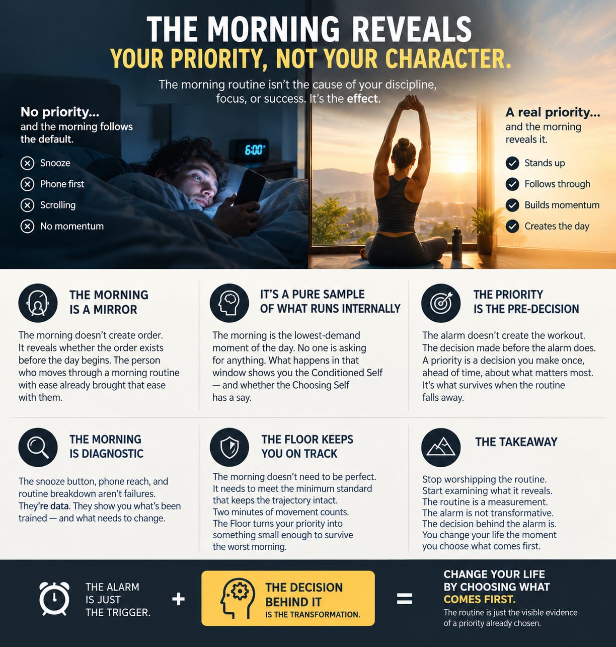 404. Your Morning Routine Doesn’t Build Discipline, Focus, Or Success