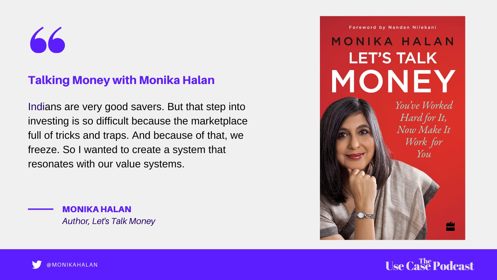 Let's Talk Money with Monika Halan