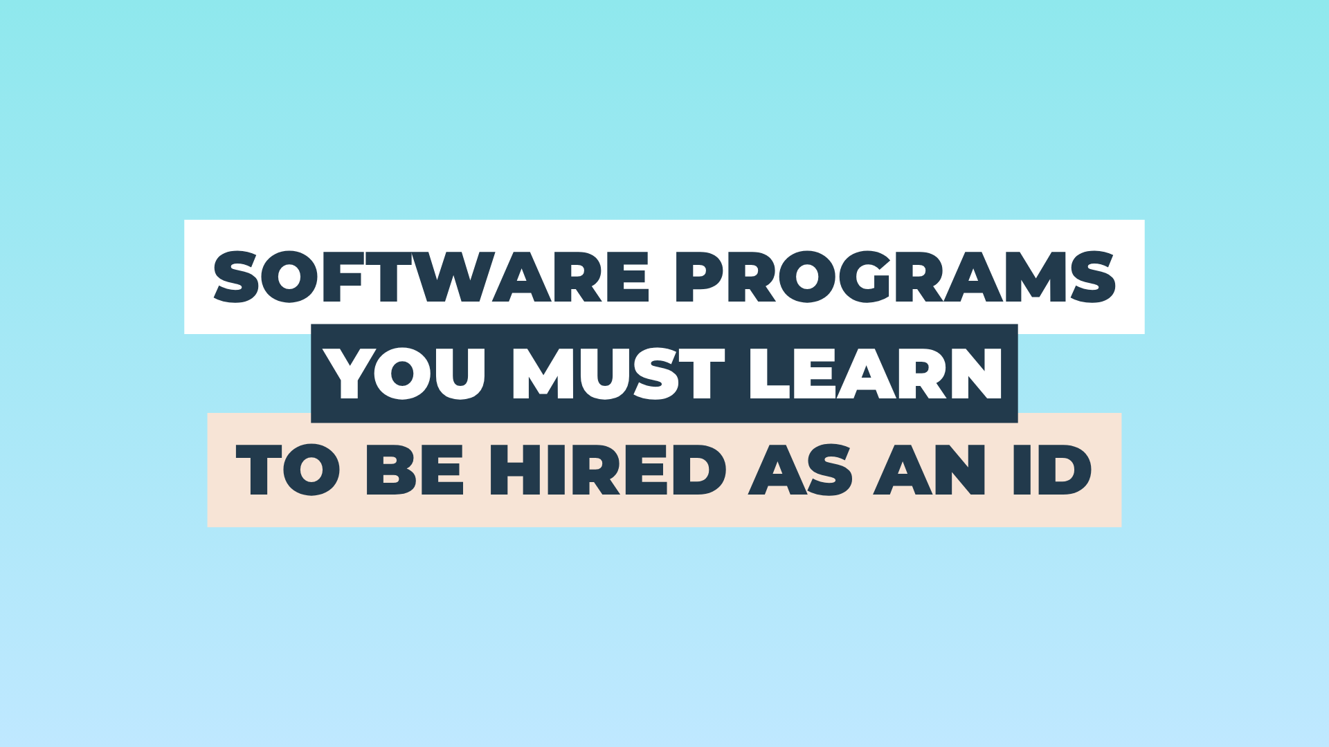 12: The Software Programs You Must Learn to be Hired as a Corporate ID episode artwork