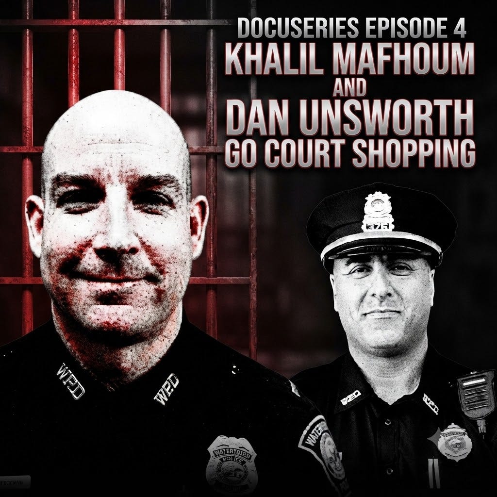 Episode 4: Khalil Mafhoum and Dan Unsworth go Court Shopping episode artwork
