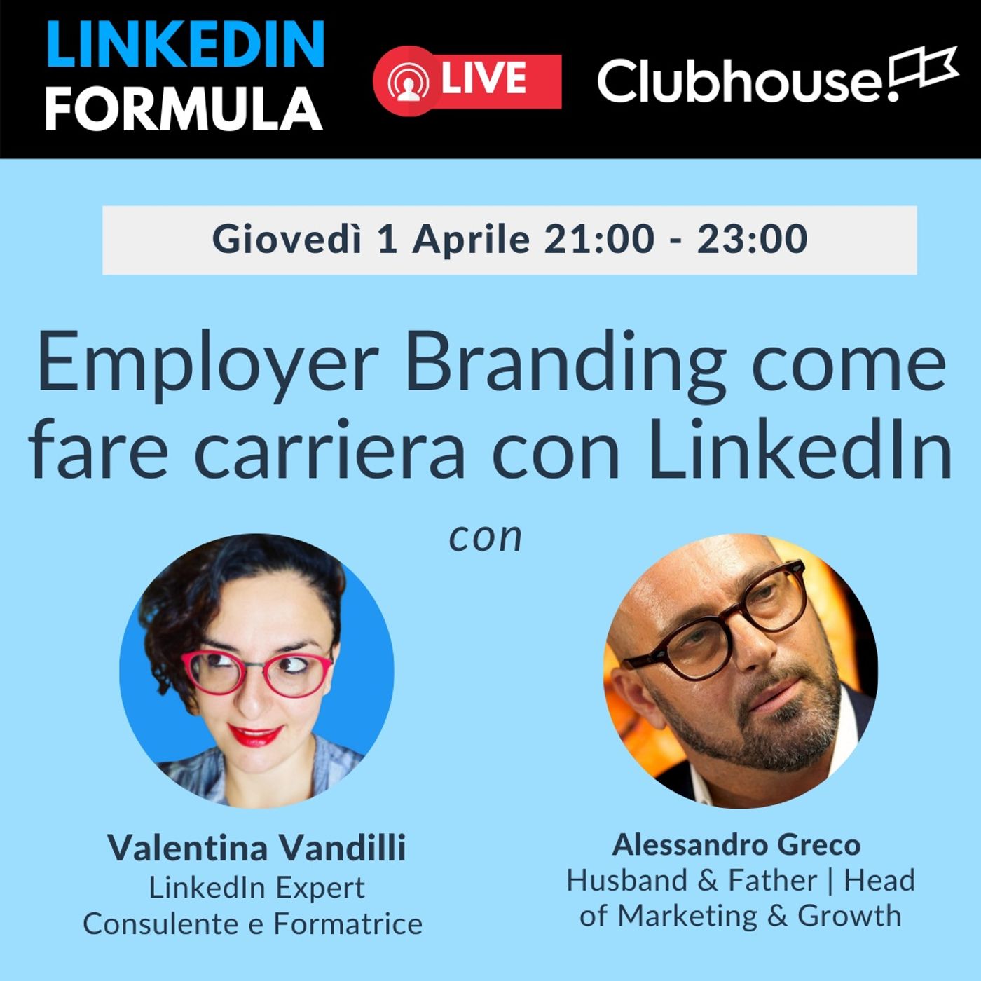 Employer branding come fare carriera con LinkedIn - ospite ad Alessandro Greco 🚀 episode artwork