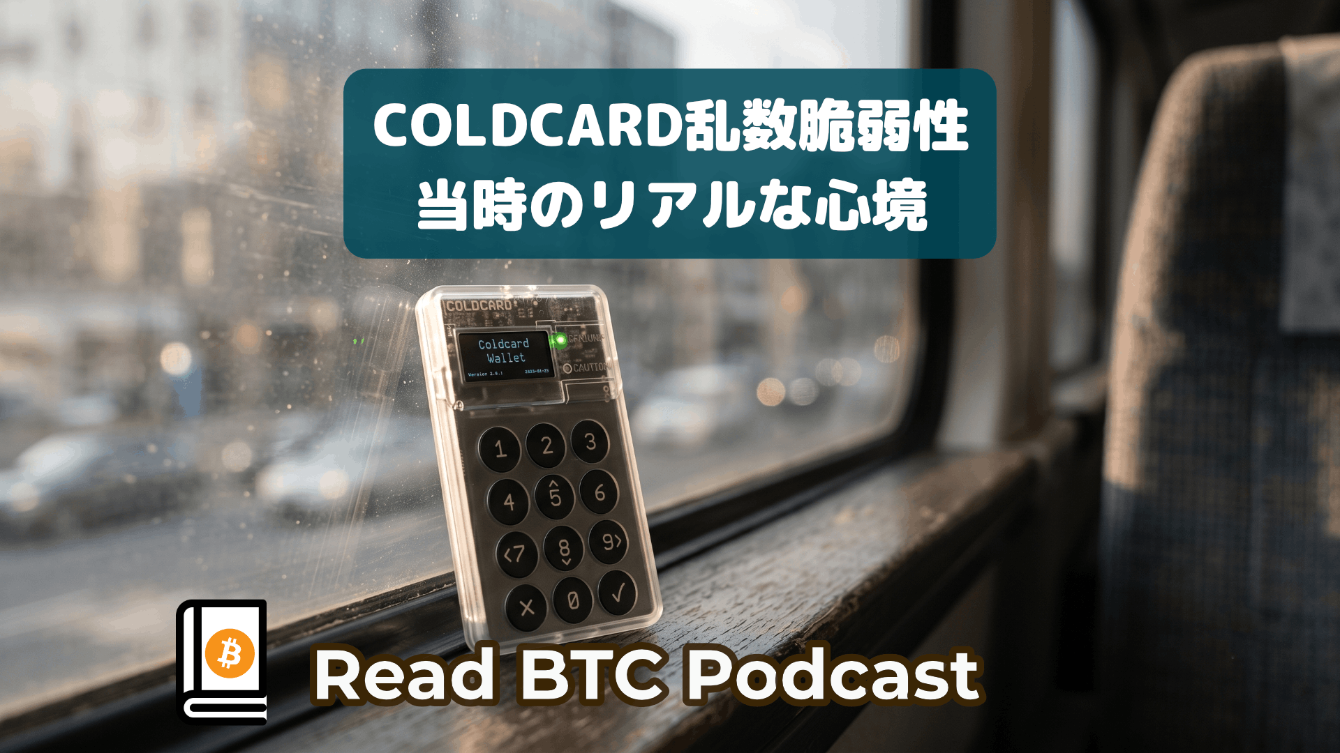 COLDCARD乱数脆弱性のリアルタイムな心境😰#92 episode artwork