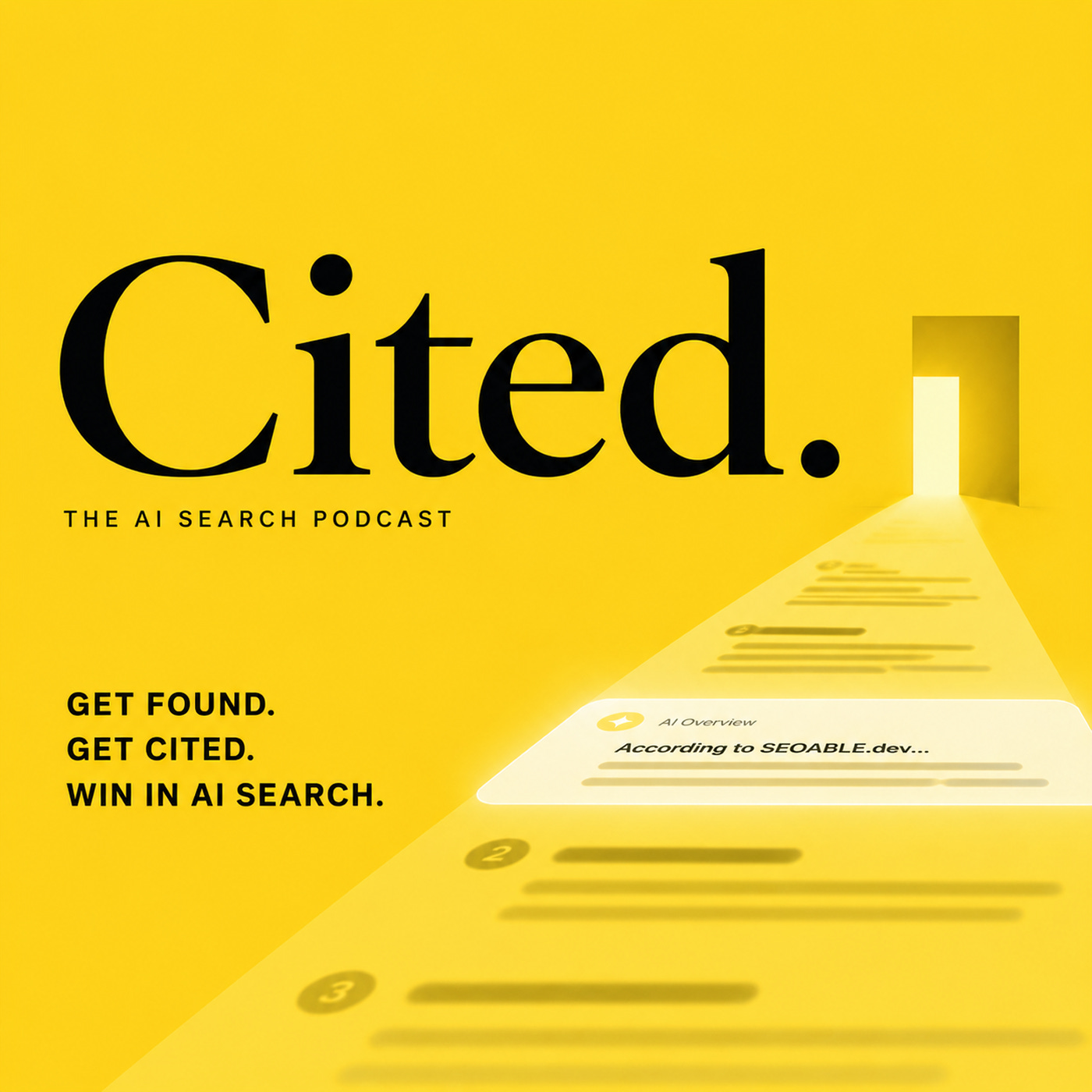 Cited podcast cover art