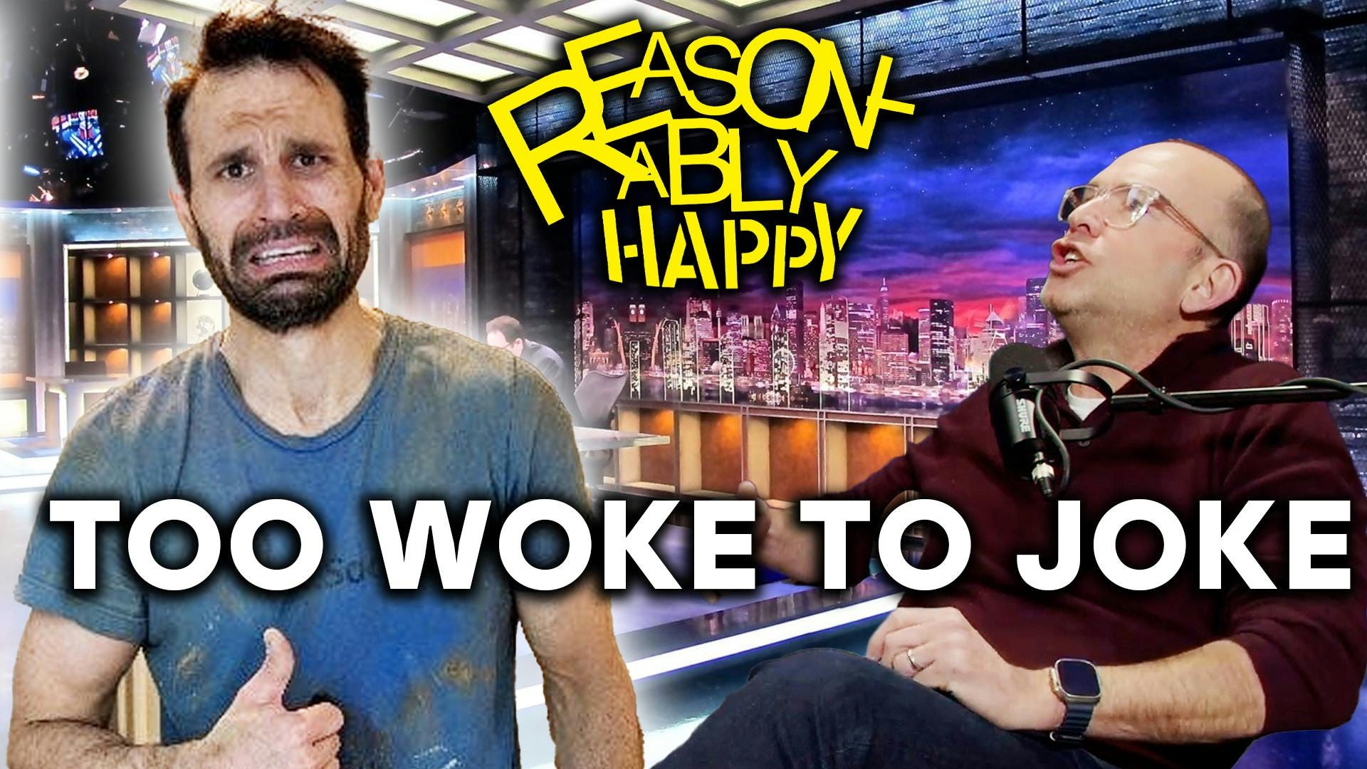 Too Woke to Joke w/ Jeff Maurer | Reasonably Happy Podcast episode artwork