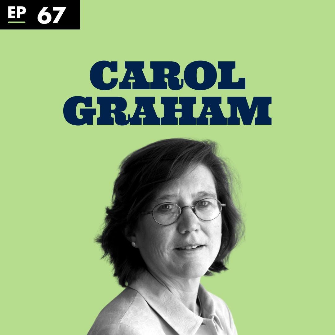 Does money make you happy? with Carol Graham - Ep 67 episode artwork