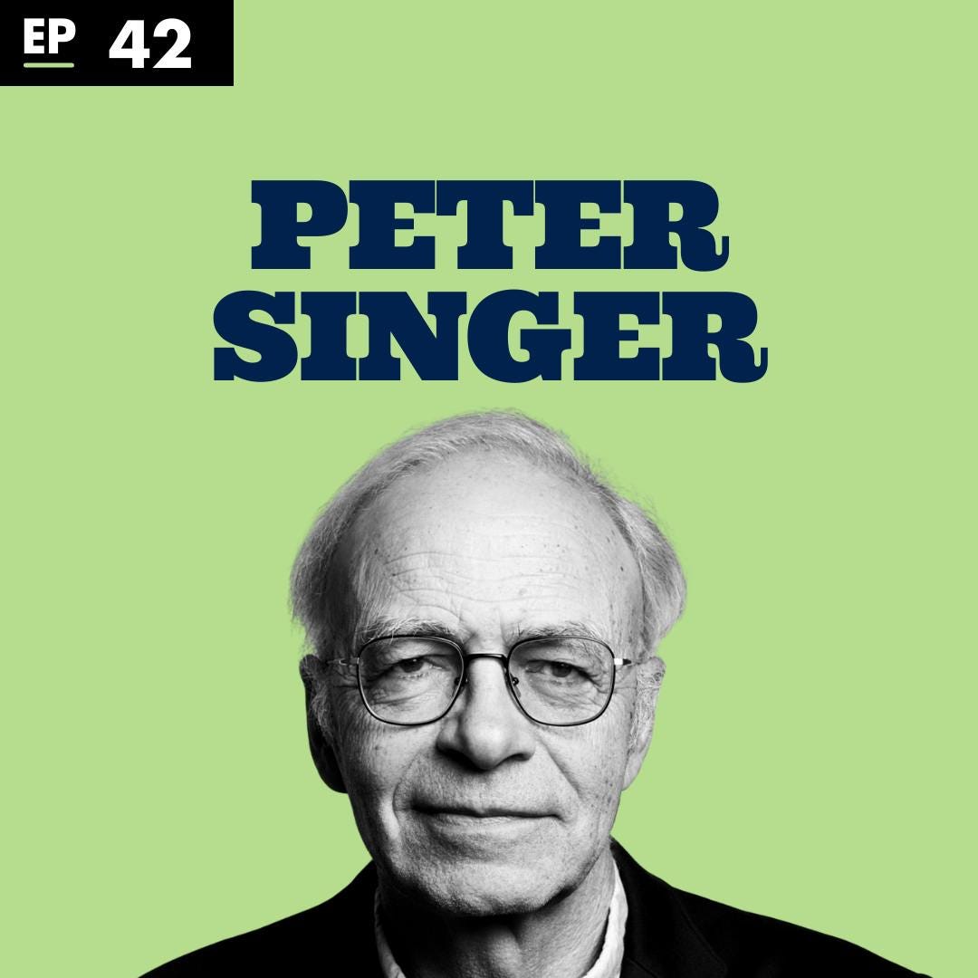 "The Moral Obligations of Money" with Princeton's Peter Singer - Ep 42 episode artwork