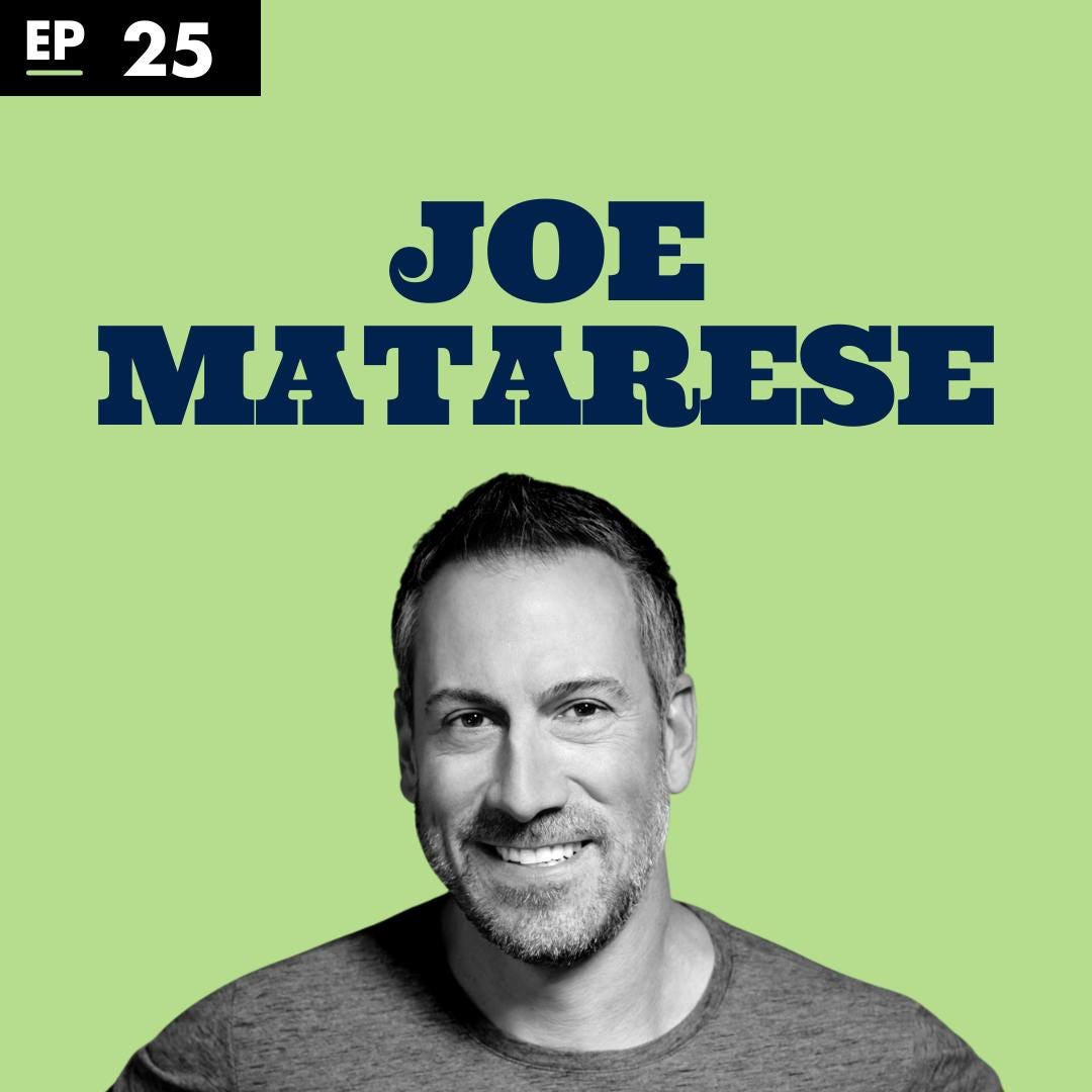 America's Got Talent finalist and two-time David Letterman guest ; Comedian Joe Matarese - Ep 25 episode artwork