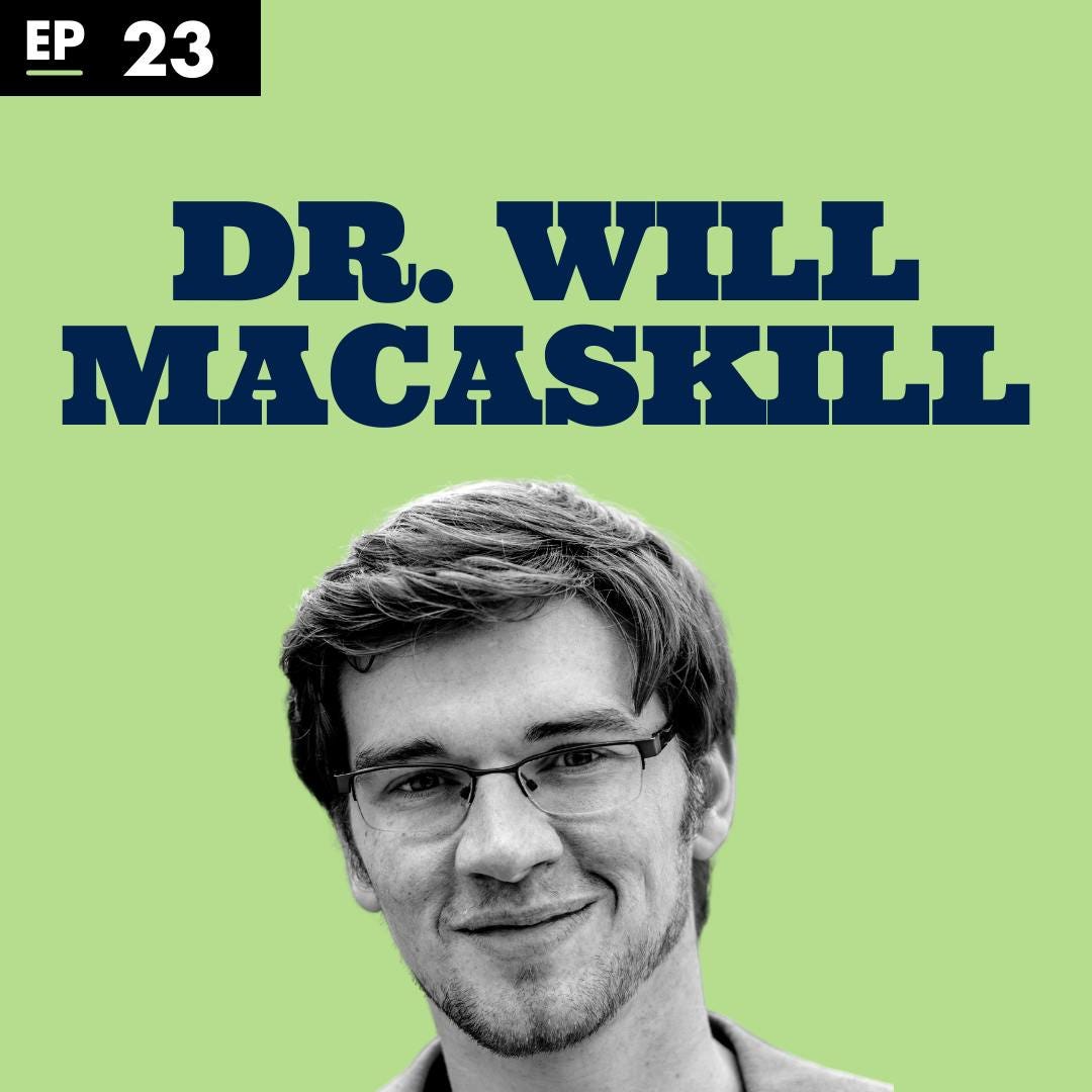 "Effective Altruism" with Oxford professor Dr. Will MacAskill - Ep 23 episode artwork