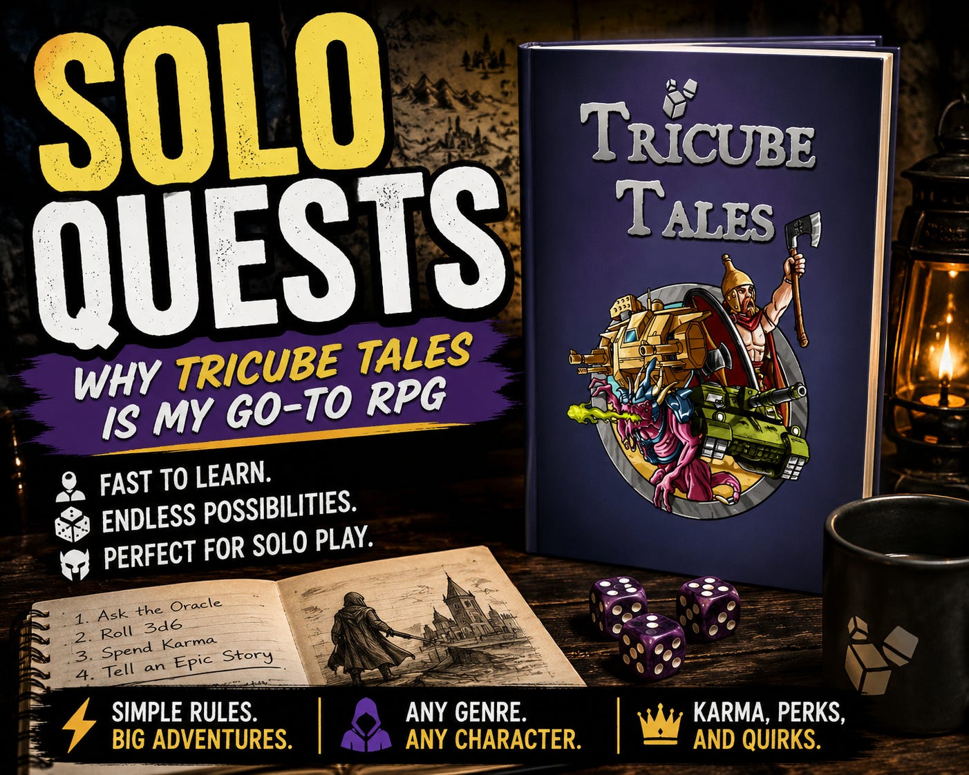 Episode 31, Why Tricube Tales Is My Go-To Solo RPG