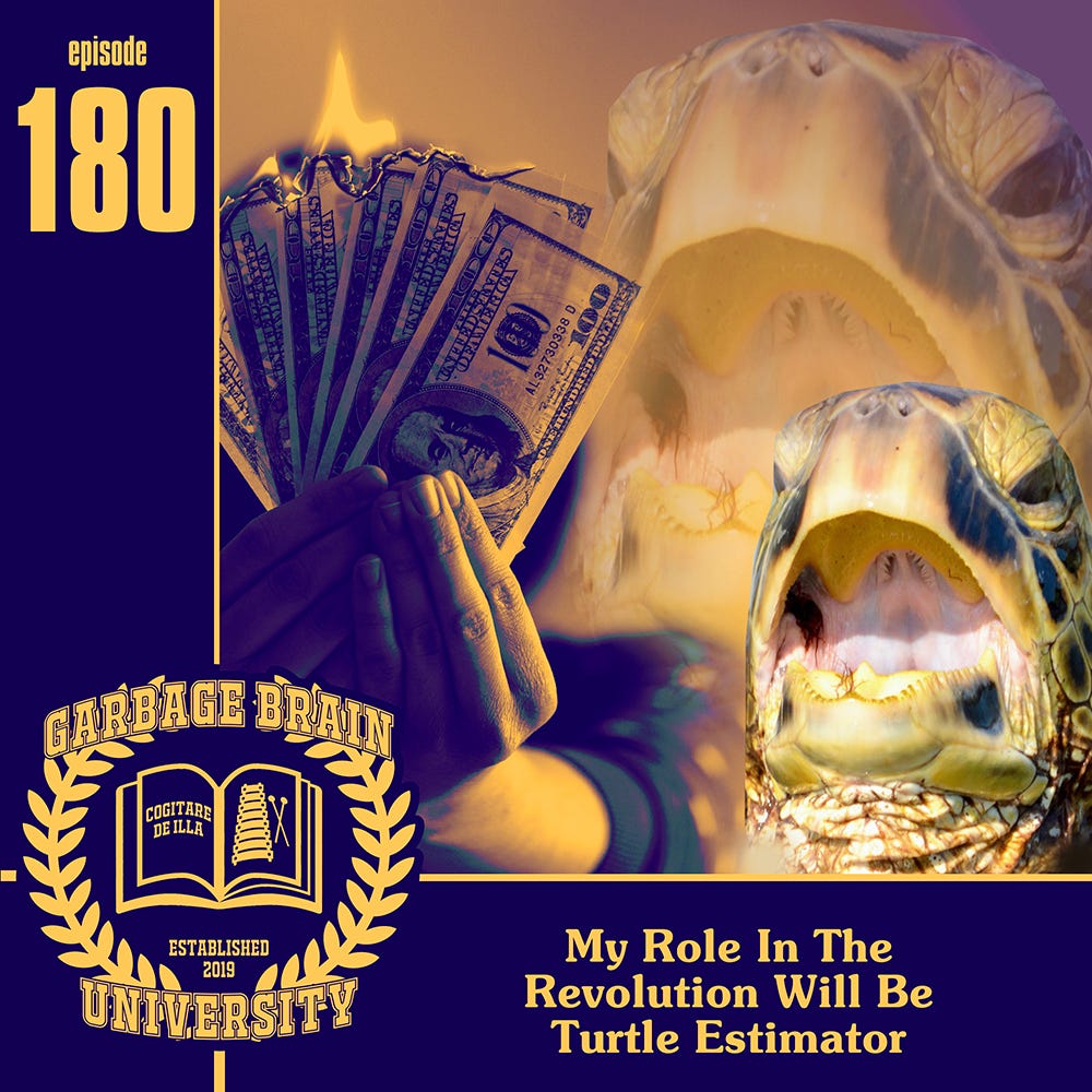 GBU 180: My Role In The Revolution Will Be Turtle Estimator episode artwork