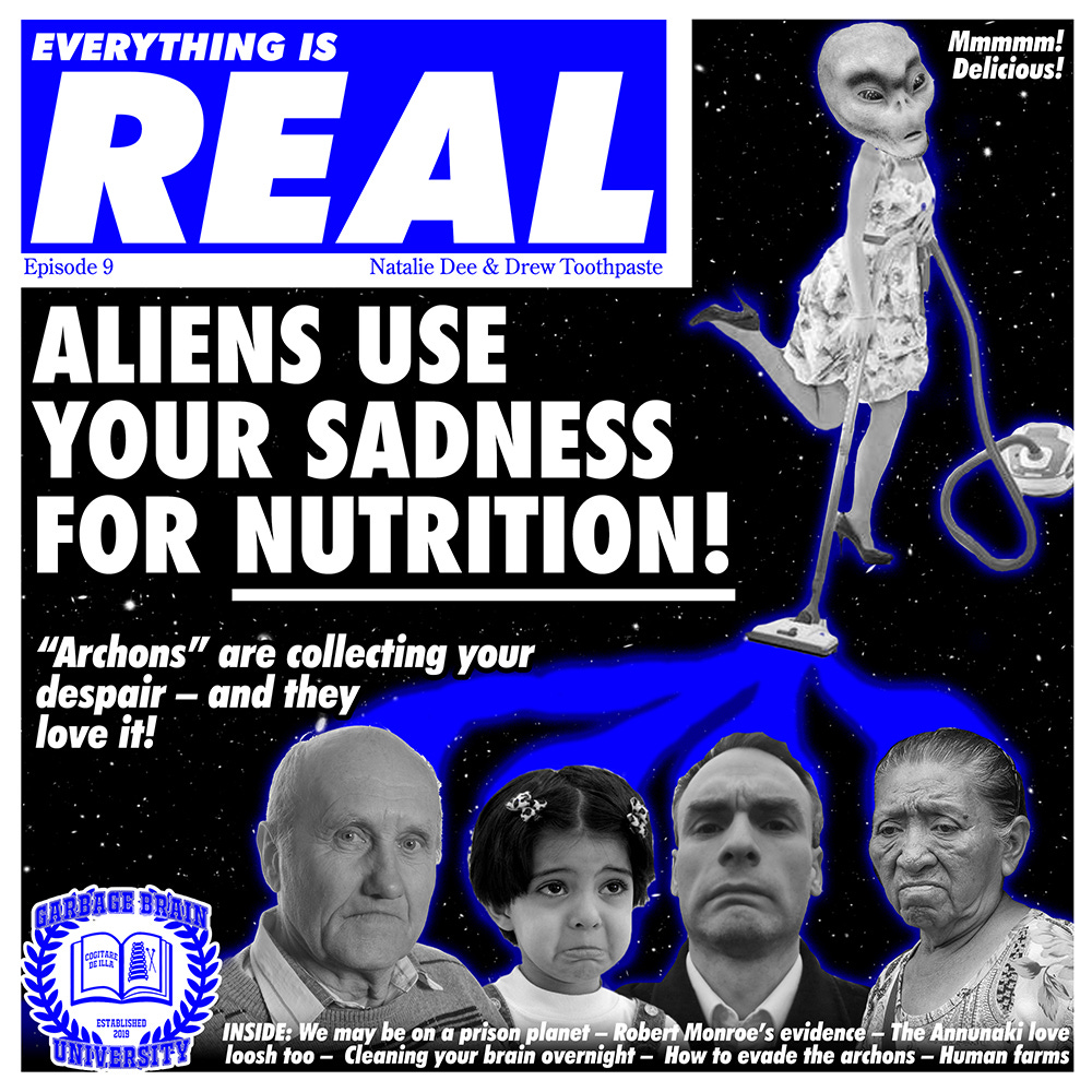 Everything Is Real, Episode 9: Your Sadness Is Food For Aliens episode artwork