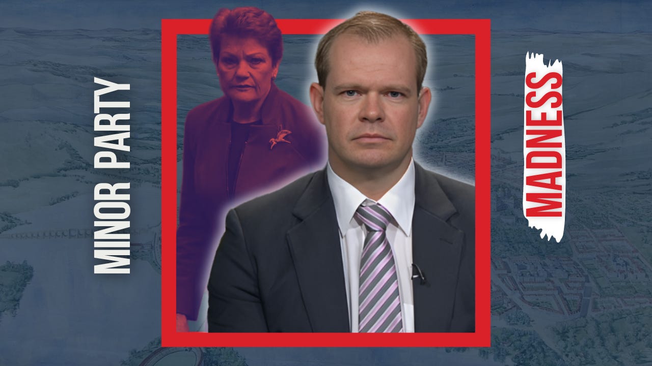 The right-wing minor party NIGHTMARE w/ Burchell Wilson, former ACCI Chief Economist