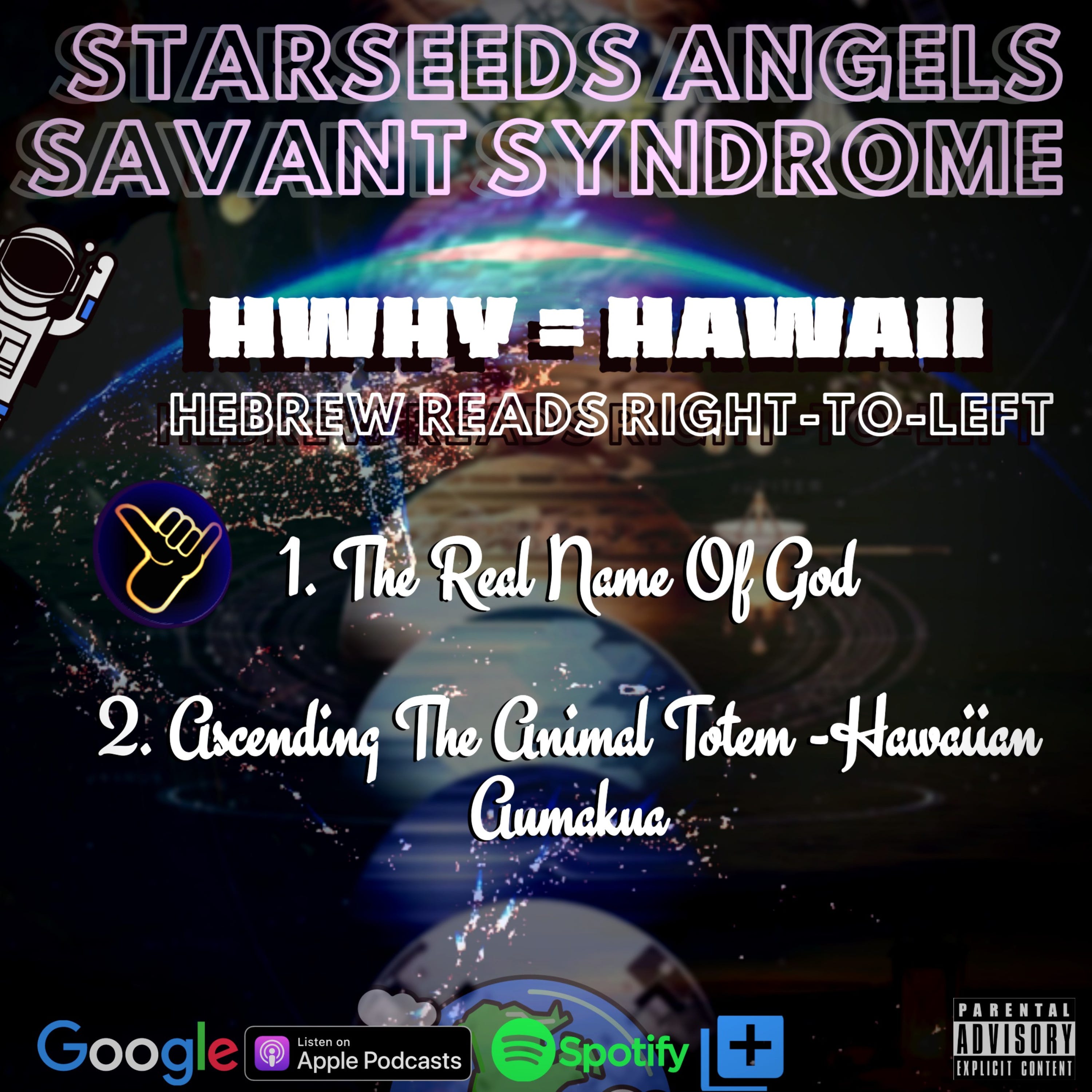 Hebrew is read right-to-left ✓ Ascending Animal Totem -Hawaiian Aumakua ✓