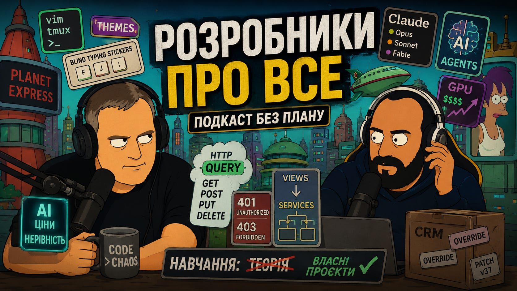 Сліпий набір, Claude і override-пекло: 2 години про код і AI episode artwork