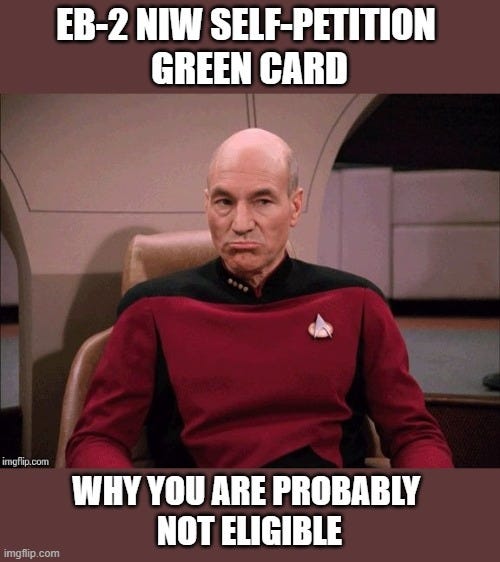 Episode 7: EB-2 NIW - Why You Are Probably Not Eligible episode artwork
