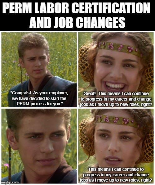Episode 35: PERM Labor Certification and Job Changes episode artwork