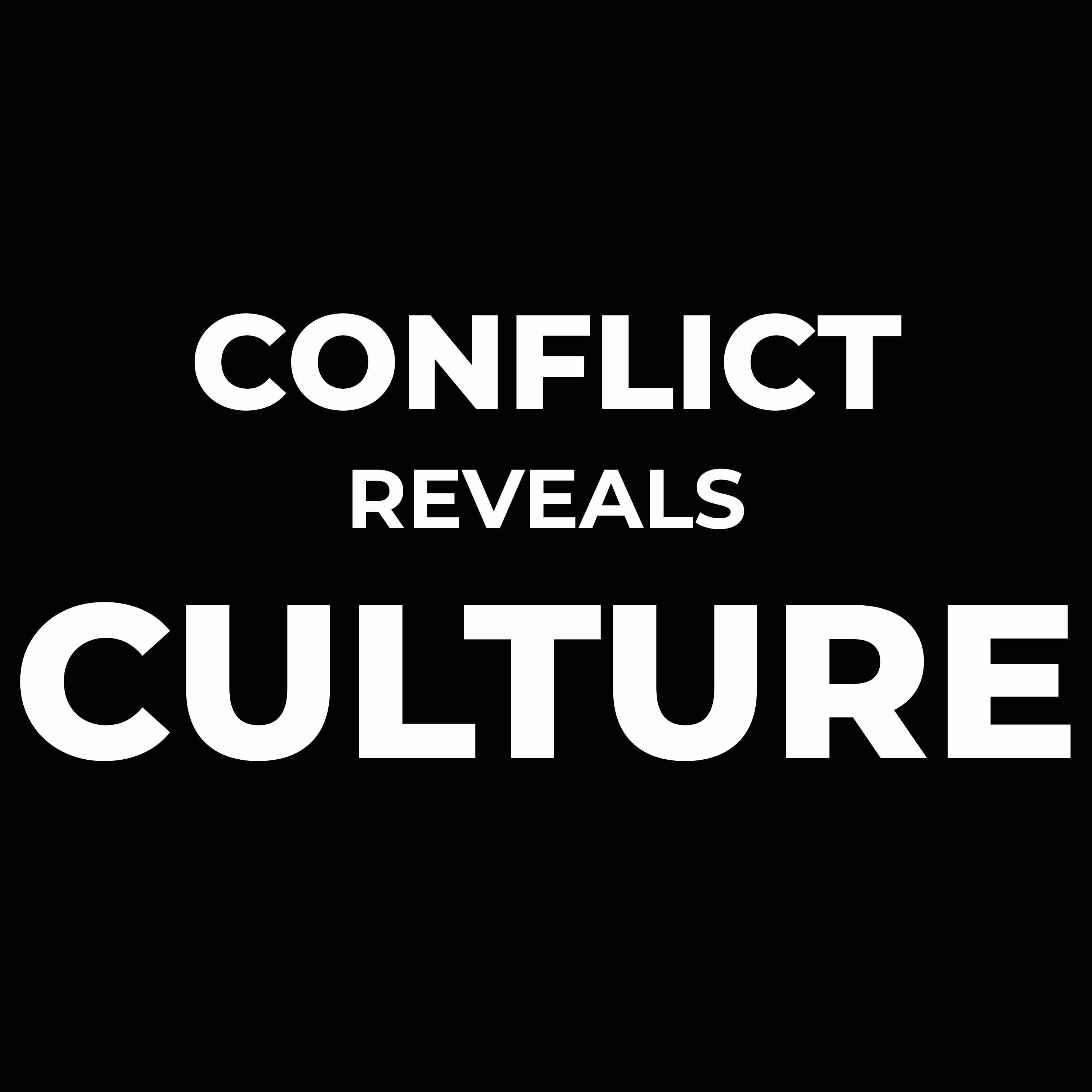 Conflict Reveals Culture Podcast (with David Ryan Barcega Castro-Harris)