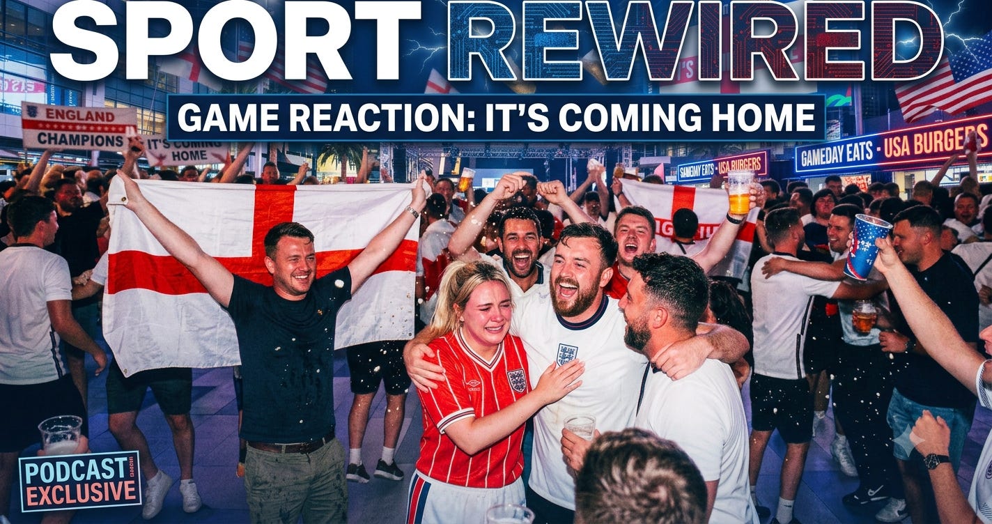 REACTION: England through to the Semi-Finals! Hydration breaks will cost us unless we change... episode artwork