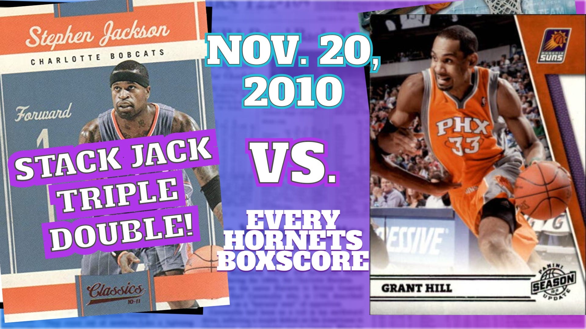 November 20th, 2010: Stack Jack Triple Double, Stephen Jackson leads a troubled Bobcats team