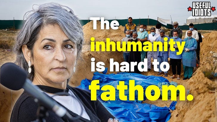 Extended episode: Palestinian Writer Breaks Down At Gaza’s Mass Graves