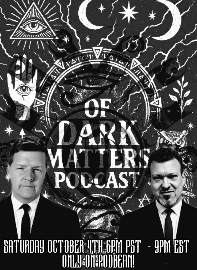 Of Dark Matters podcast with Mojoe the Mad and Dr.Clutch episode artwork
